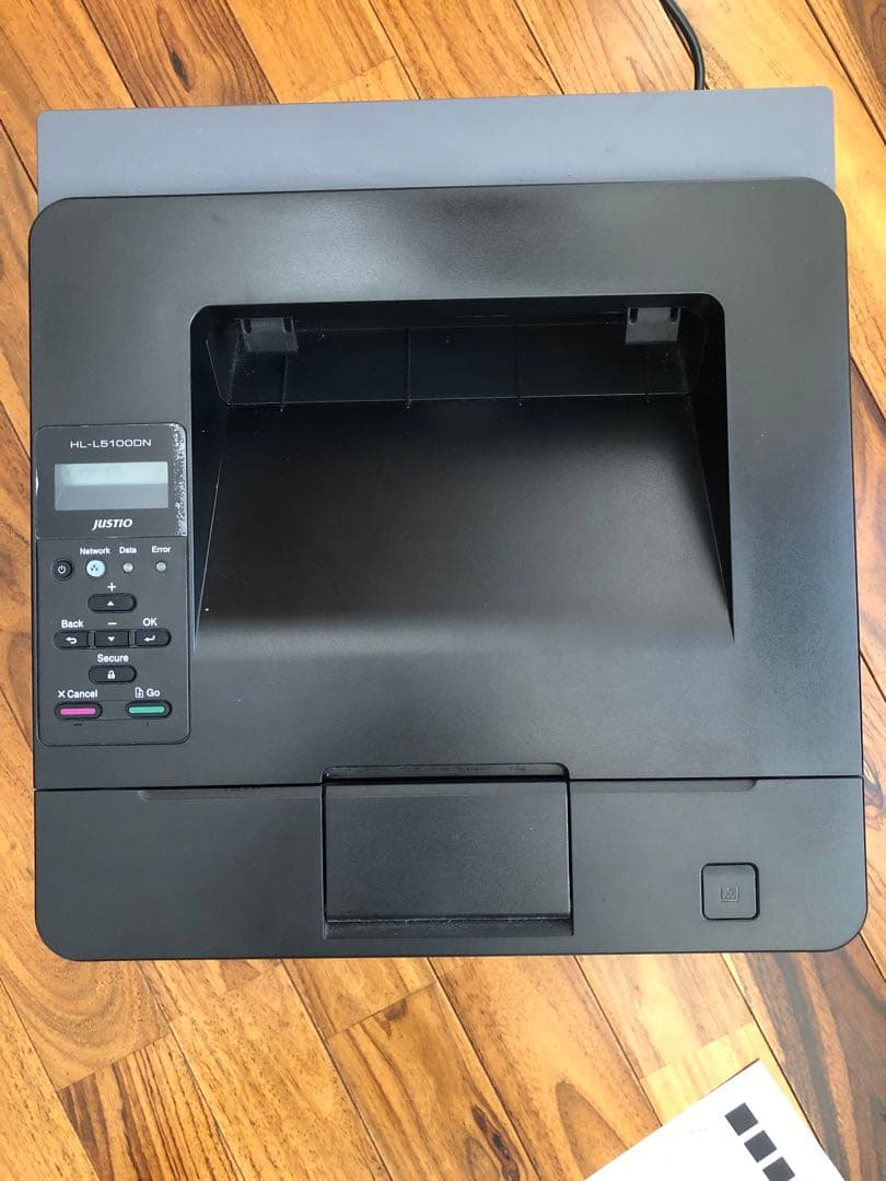 JUSTIO HL-L5100DN レーザープリンター 本体と電源ケーブル 美品