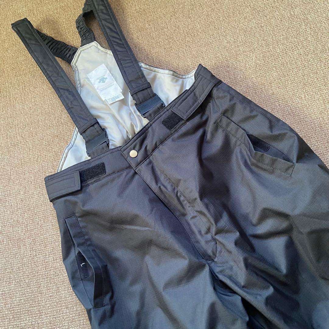 美品DESCENTE 160 レディースS相当 スキーウェア ピンク黒 デサント