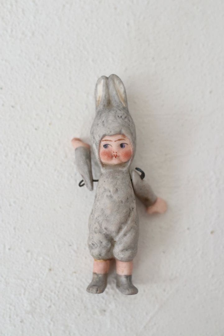 とってもおチビちゃん　ウサギ　ビスクドール　ドイツアンティーク