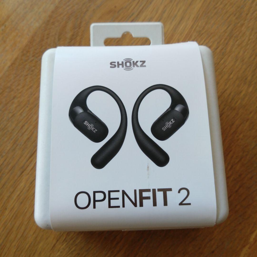 h*e様 【美品】SHOKZ OPENFIT2 ブラック 付属品全て揃い