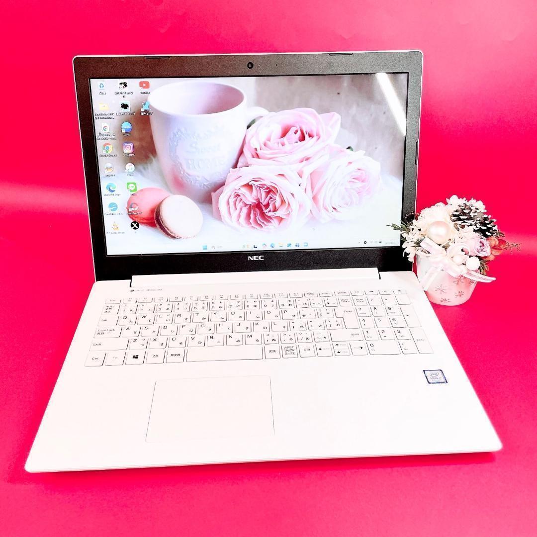 Windows11✨️Corei7✨️薄型ノートパソコン✨️SSDカメラ大容量1TB白