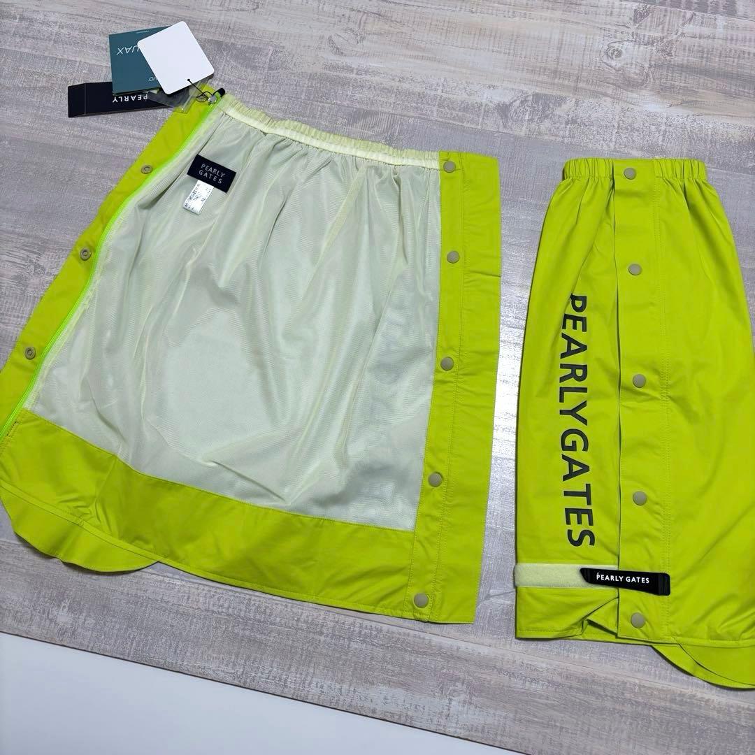 パーリーゲイツ★耐水★防風★結露防止★レインワンピ★レッグカバー.袋3点セット