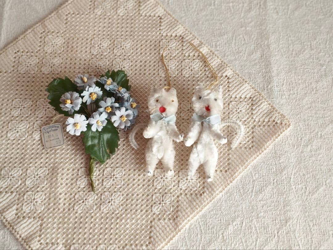 【チョコメルさま】cat ornament ୨୧ しろ猫さん オーナメント d