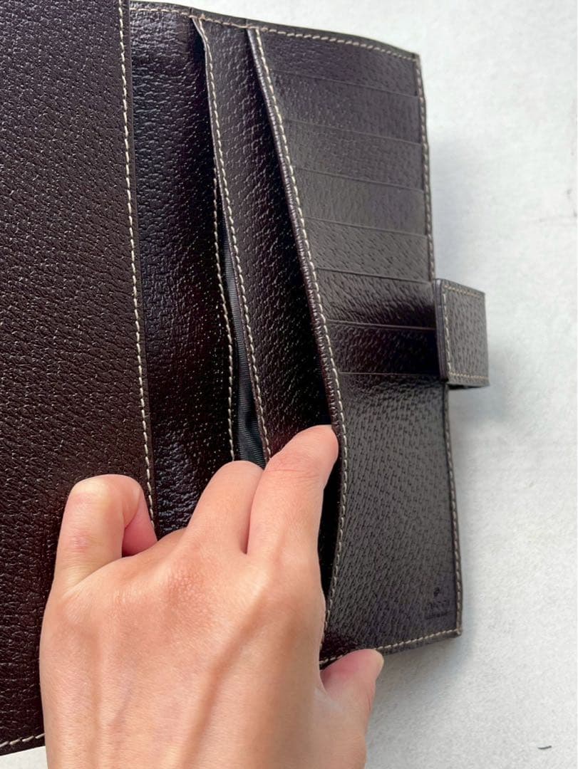 【新品未使用】グッチ 長財布 GGキャンバス ボルト スタッズ　定価56700円