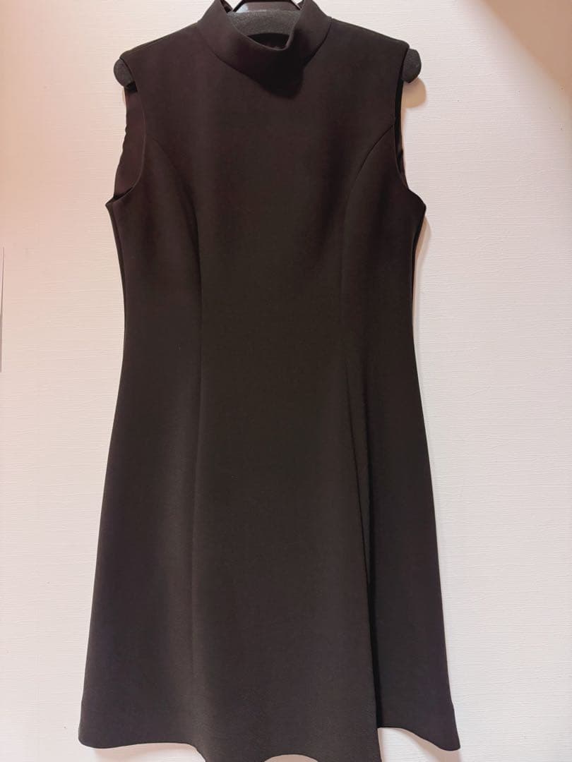 ❤️美品 正規品❤️anuansカットジョーゼットミニワンピースブラウンM