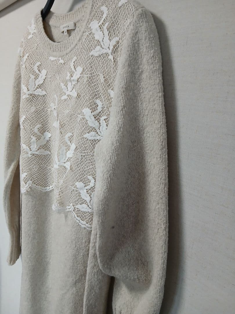 エポカ レースコンビニットドレス ロング L