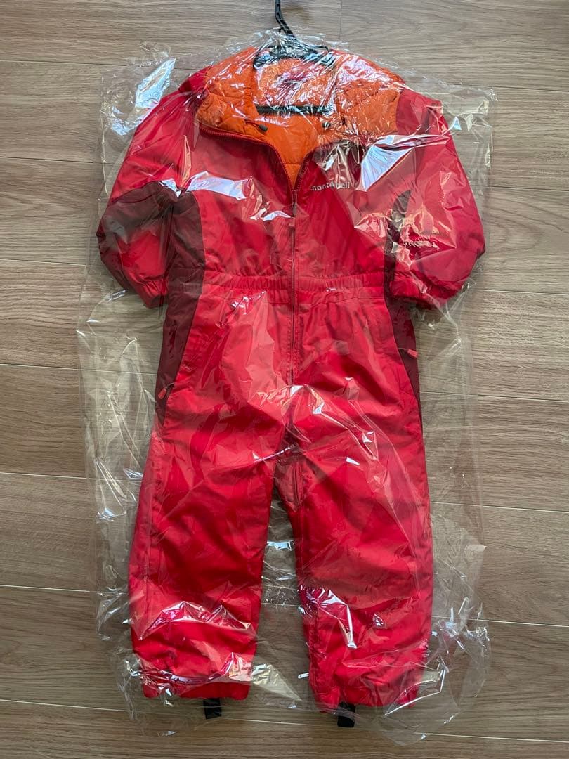 モンベル キッズ　スキーウェア　スノーウェア　ジャンプスーツ　100