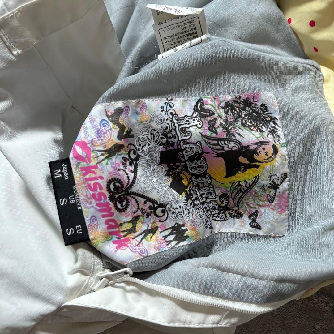 美品 スノーボード ウェア 上下セット ビラボン キスマーク レディース M