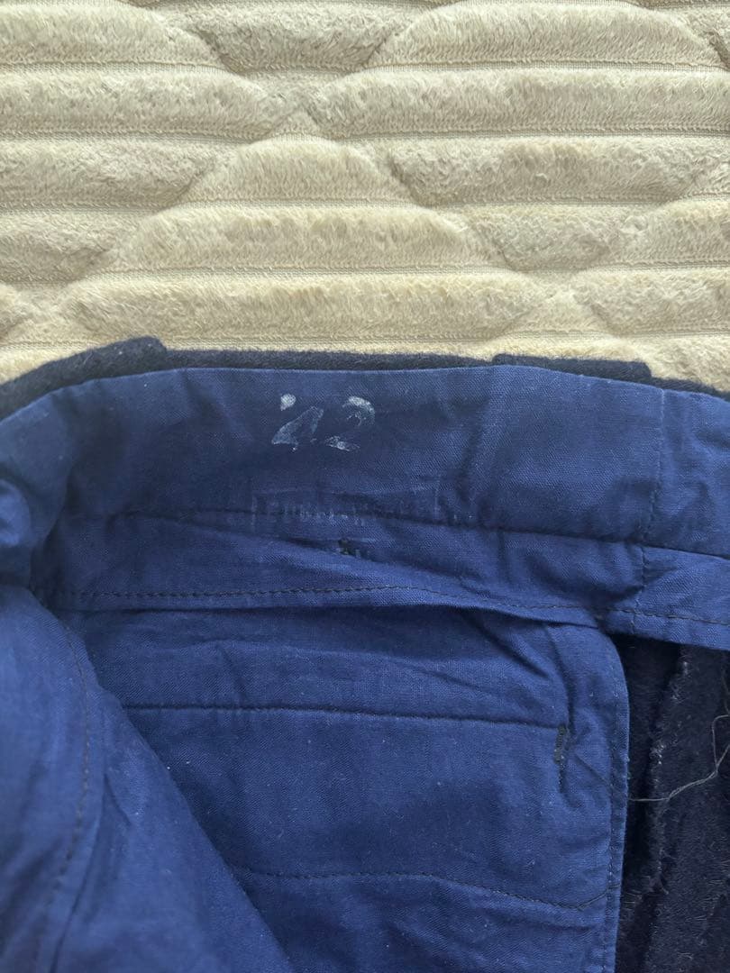 50s フランス軍 国境警備帯 ウールパンツ