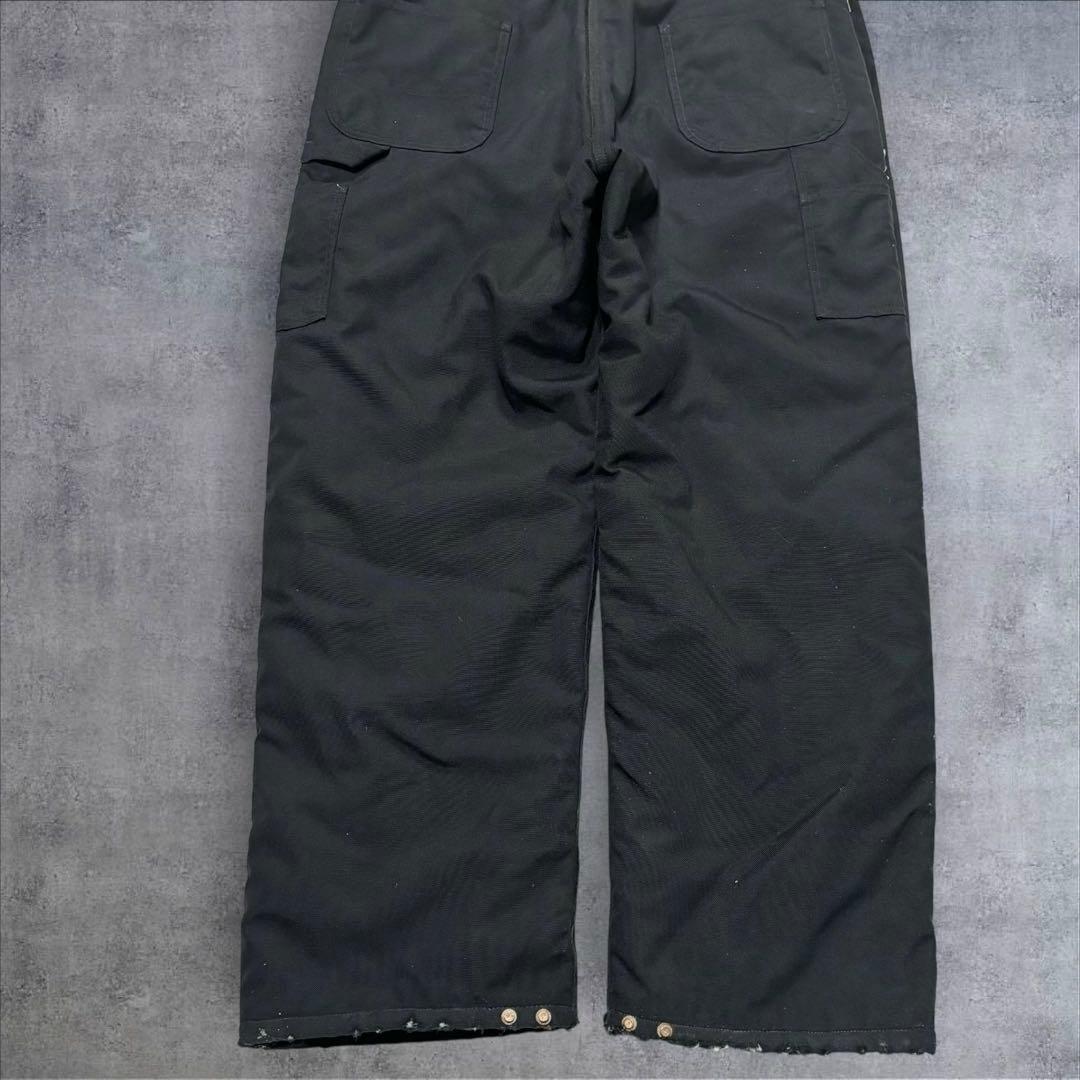 激レア 80s Carhartt ダック ダブルニー オーバーオール 38x32