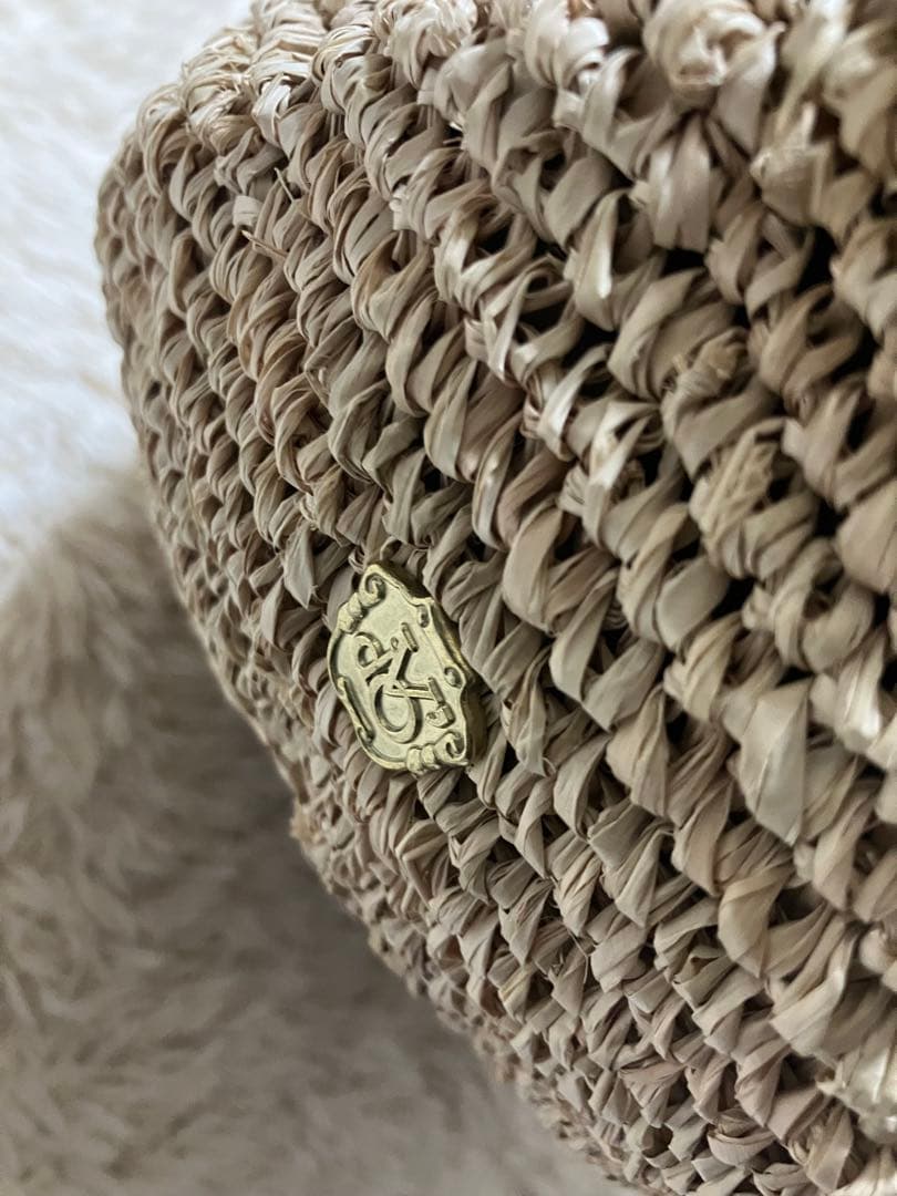 ヴィオラドーロ ラメテープハンドル 2way カゴバッグ