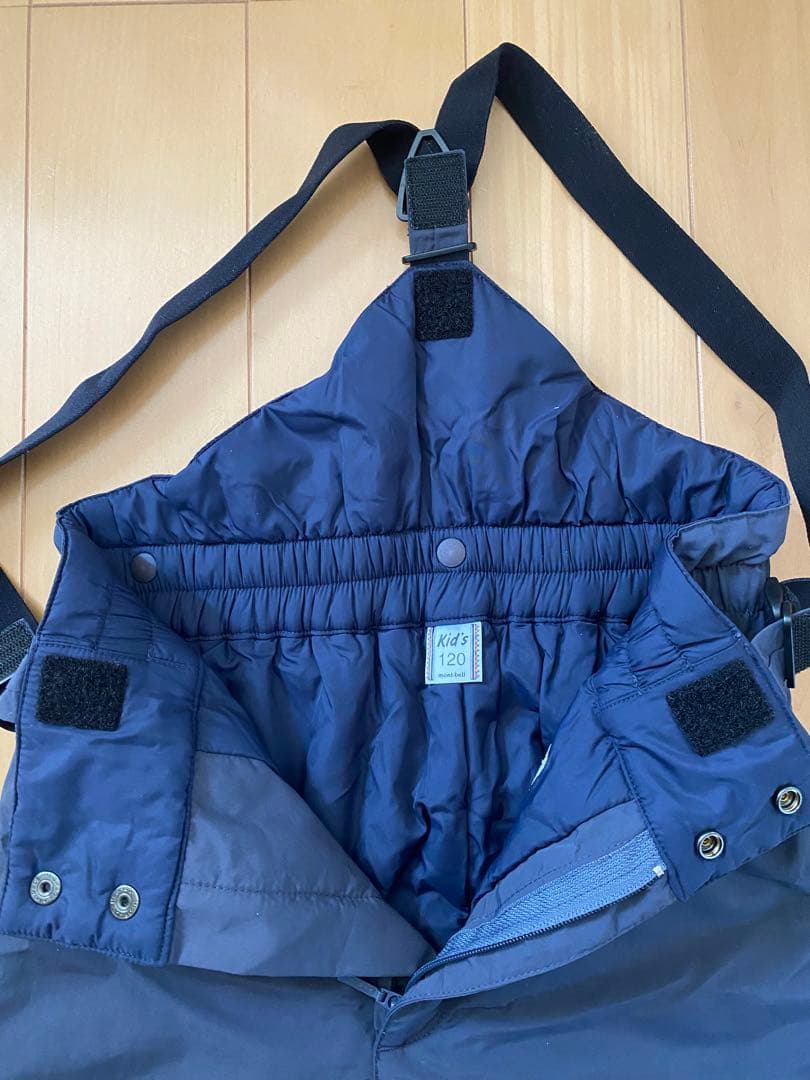 montbell /キッズ ウィンタースポーツウェア上下120 、グローブ4-6