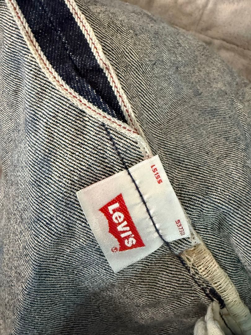 米国製リーバイス501ビッグE赤耳セルビッヂジーンズ