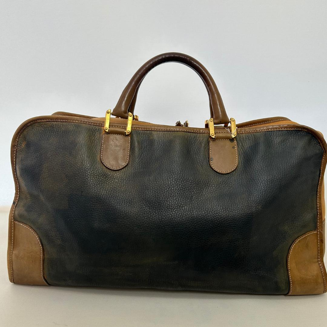 ま*り様 LOEWE ロエベ アマソナ50 キャメル ゴールド ボストン