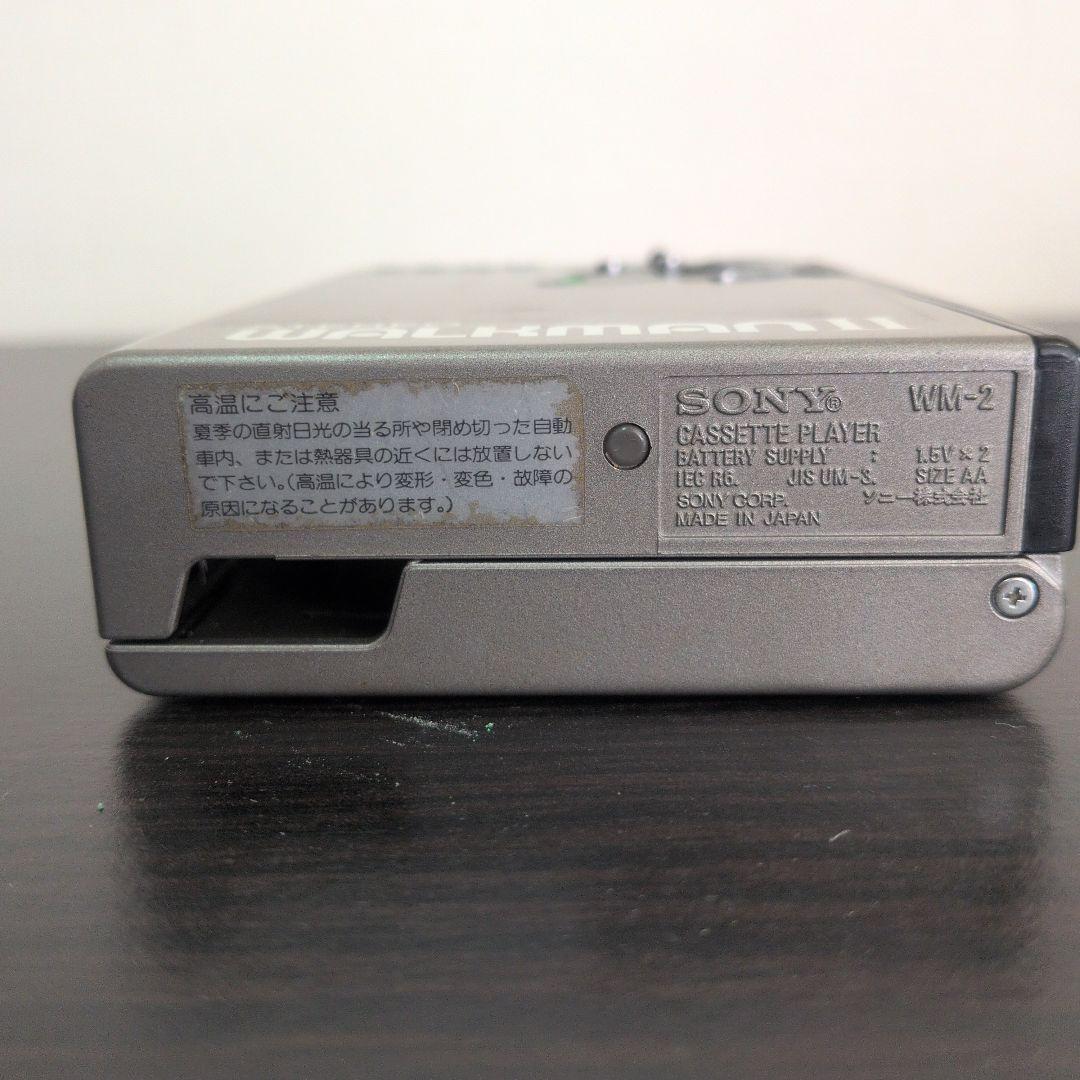 【ジャンク】SONY ステレオカセットプレーヤー WM-2