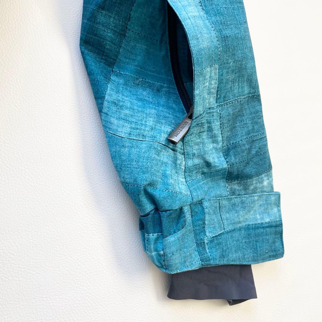 4436【美品】バートン スノボウェア ジャケット ゴアテックス パッチワーク