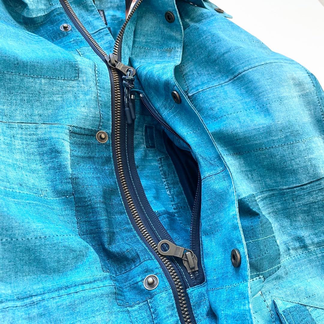 4436【美品】バートン スノボウェア ジャケット ゴアテックス パッチワーク