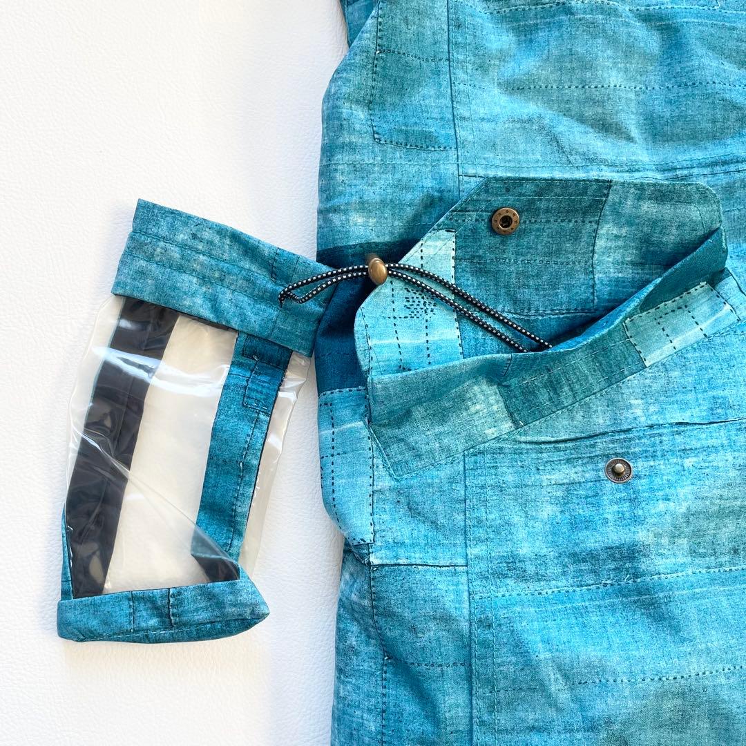 4436【美品】バートン スノボウェア ジャケット ゴアテックス パッチワーク