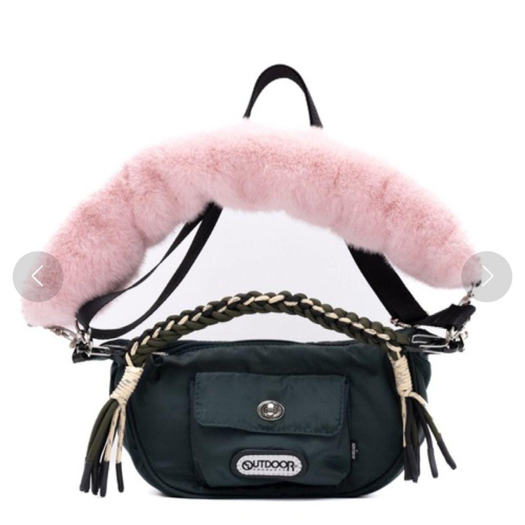 バッグ NON TOKYO 3WAY FUR HANDLE BAG OUTDOOR