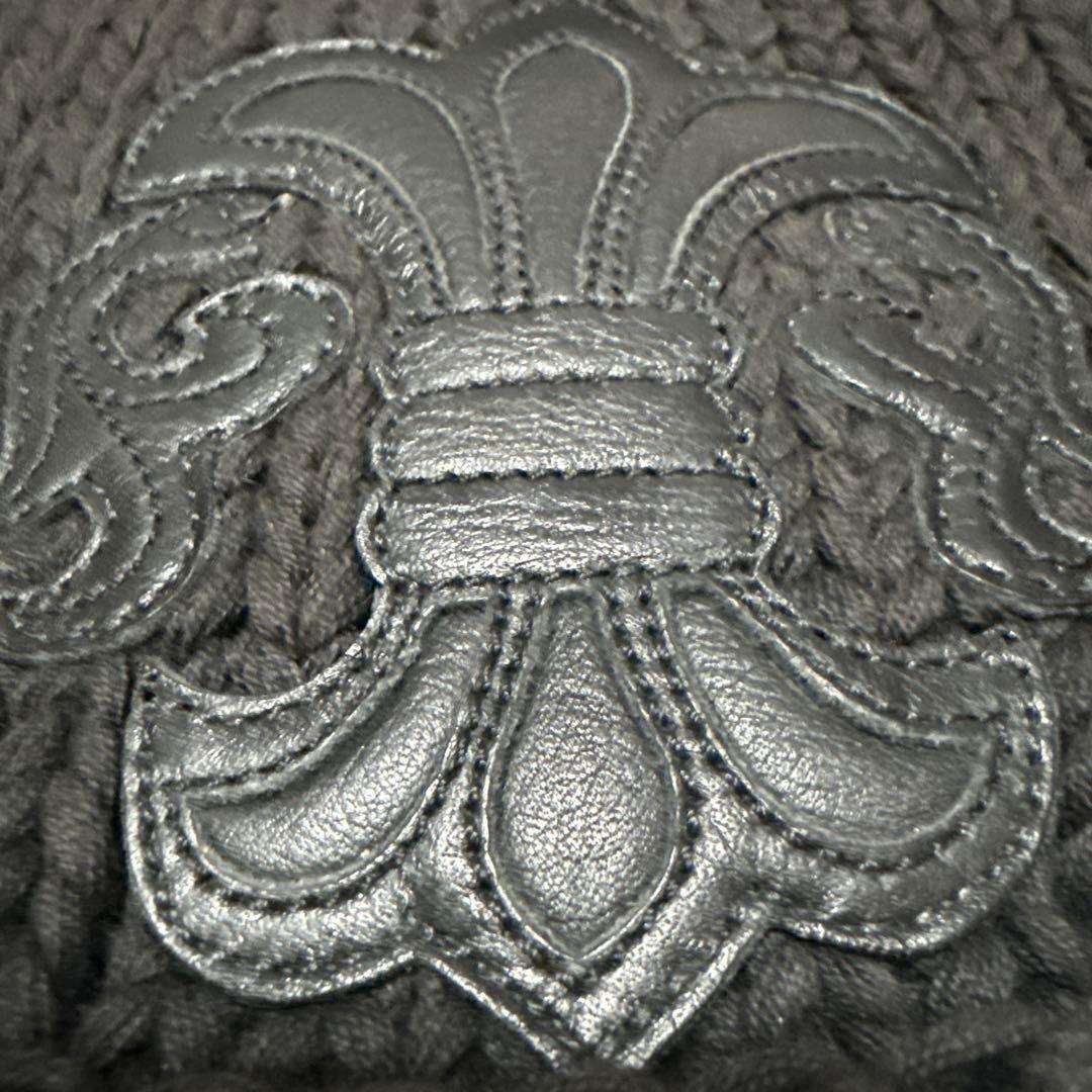 クロムハーツ　ニット帽　ビーニー　カシミア