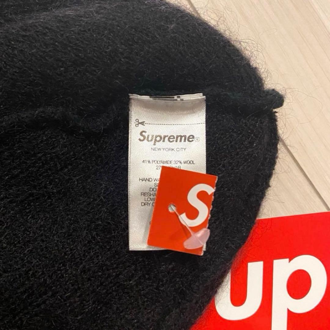 【新品】 Supreme 24FW Mohair Beanie 黒