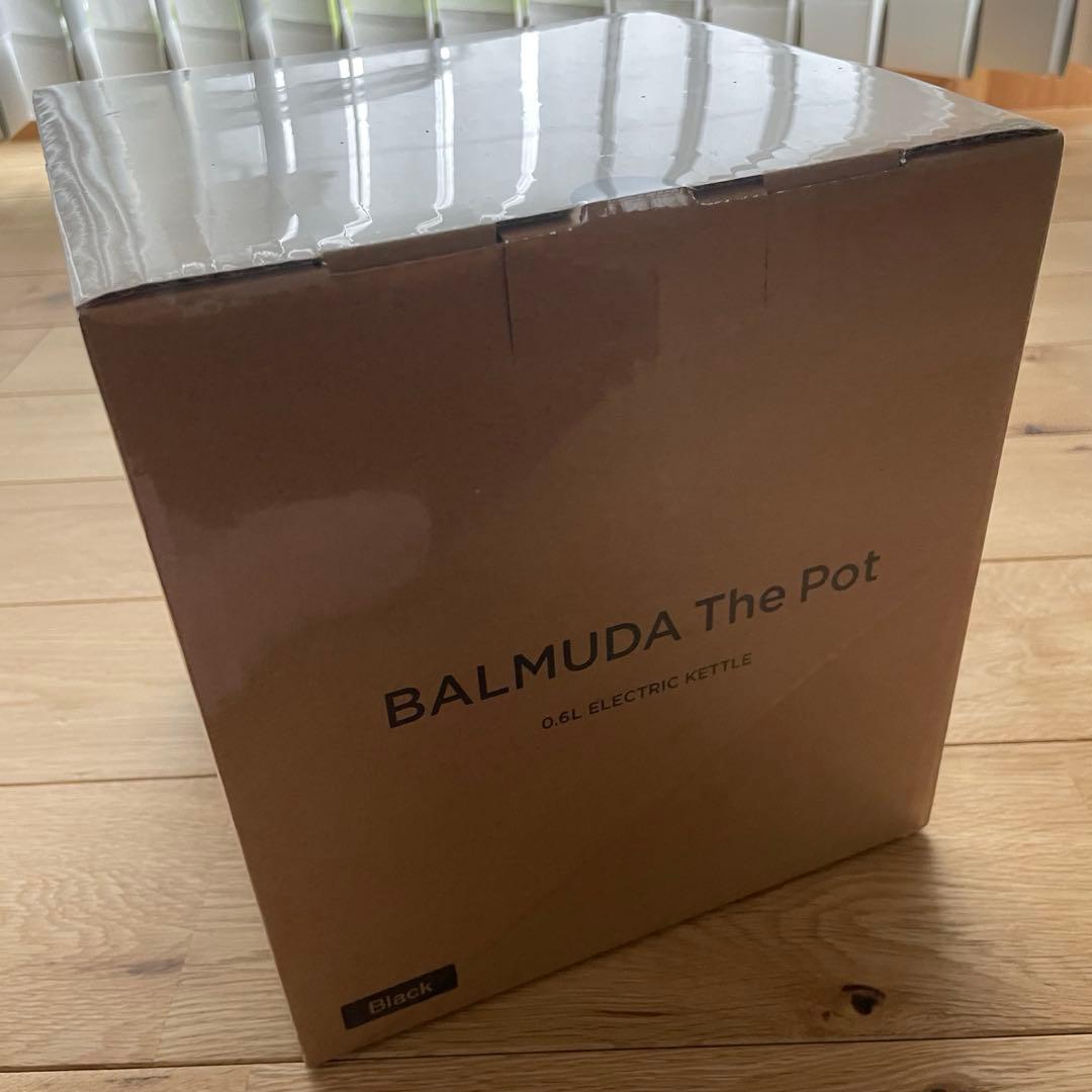 【本日限定値下げ】バルミューダ　ケトル　新品未開封　KPT01JP ブラック