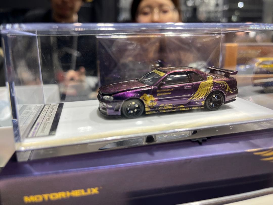 東京オートサロン2026限定　1/64 R34 GT-R ミッドナイトパープル