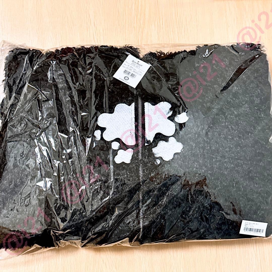 GLOOMY × DimMoire グルーミーボアパーカー Black