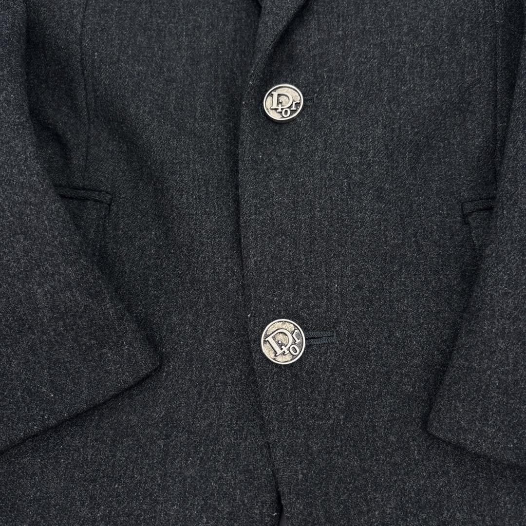 極美品】クリスチャンディオール　スーツ　セットアップ　ジャケット　ロゴボタン