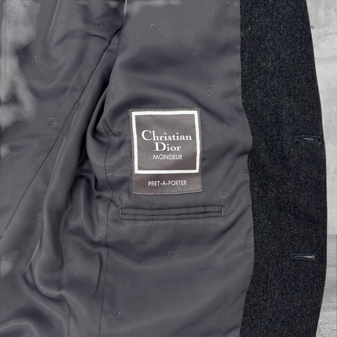 極美品】クリスチャンディオール　スーツ　セットアップ　ジャケット　ロゴボタン