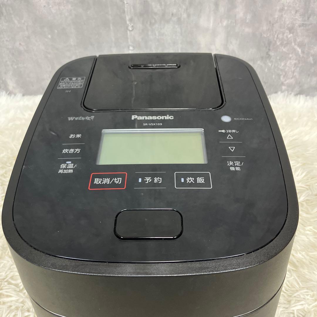 パナソニック panasonic 炊飯器　SR-VSX109-k 2020年製