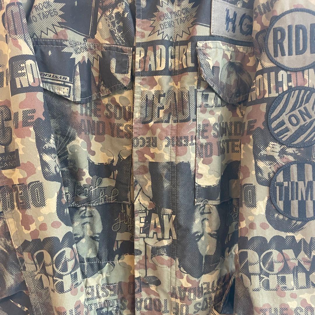 y*0様 超希少！ヒステリックグラマー　ミリタリー　ジャケット M-65 カモフ