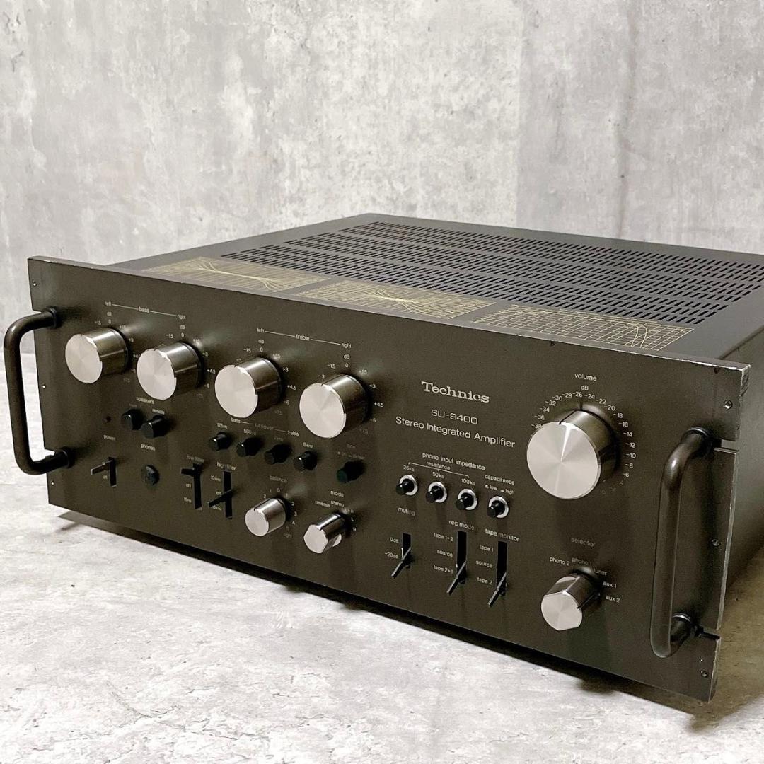 希少 テクニクス SU-9400 プリメインアンプ オーディオ機器 昭和レトロ
