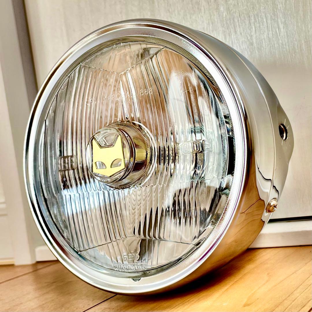 マーシャル 888 デベソ 160φ ヘッドライト CB400F ホーク シビエ