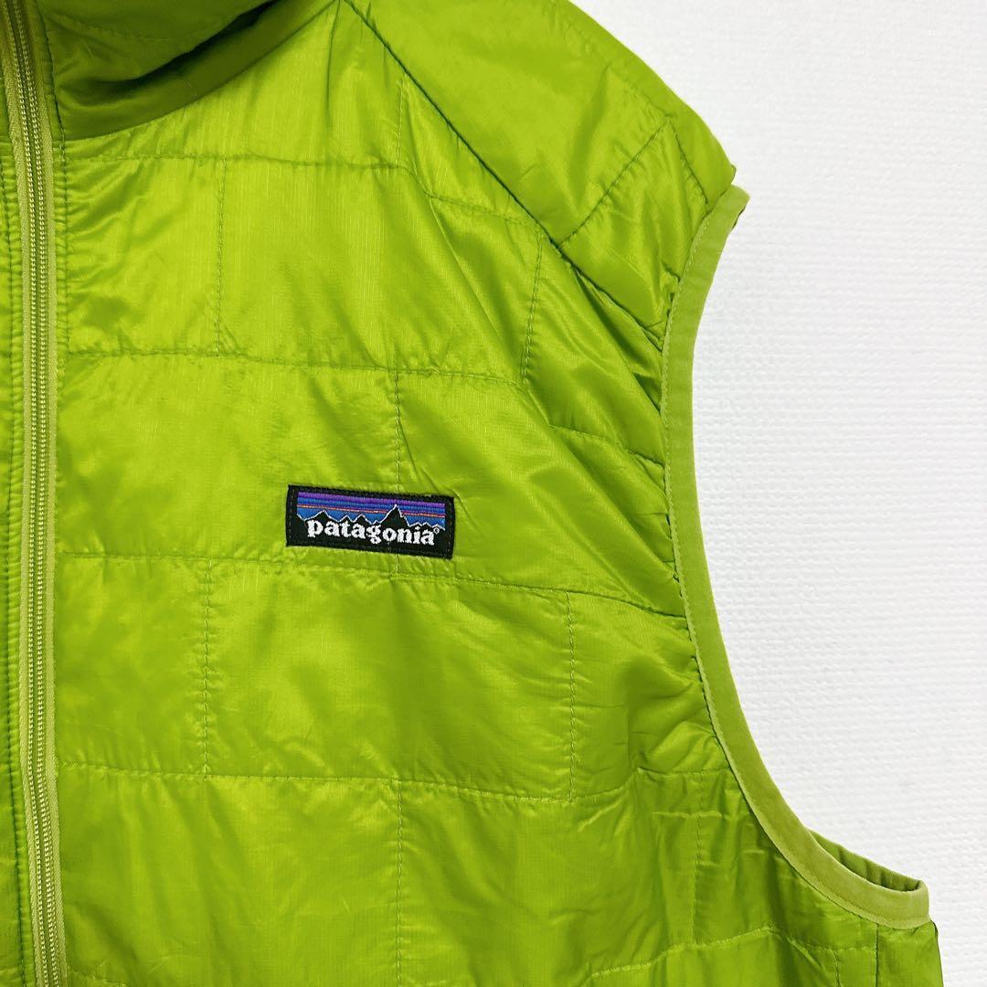 1207【USA規格】パタゴニア　ナノパフベスト　プリマロフト　化繊ダウン