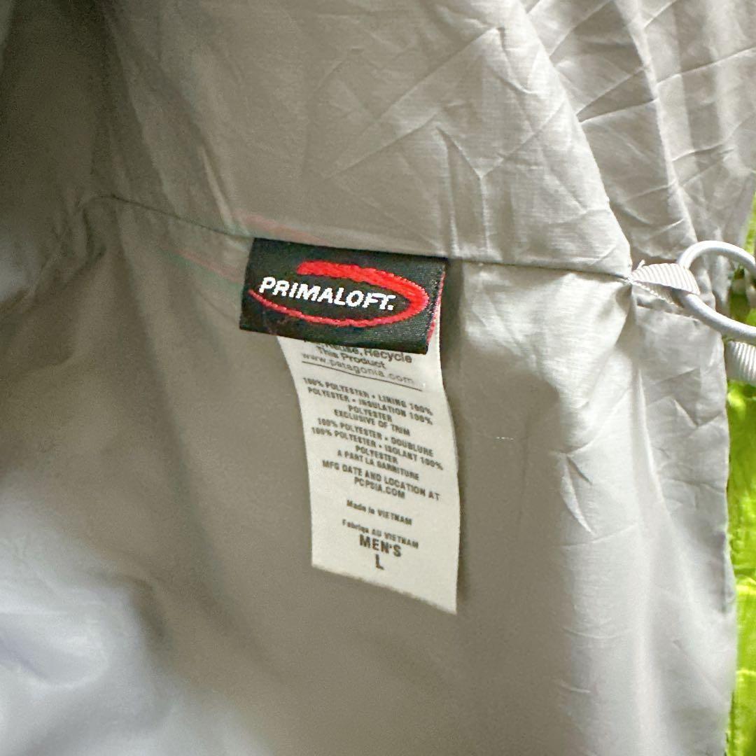 1207【USA規格】パタゴニア　ナノパフベスト　プリマロフト　化繊ダウン