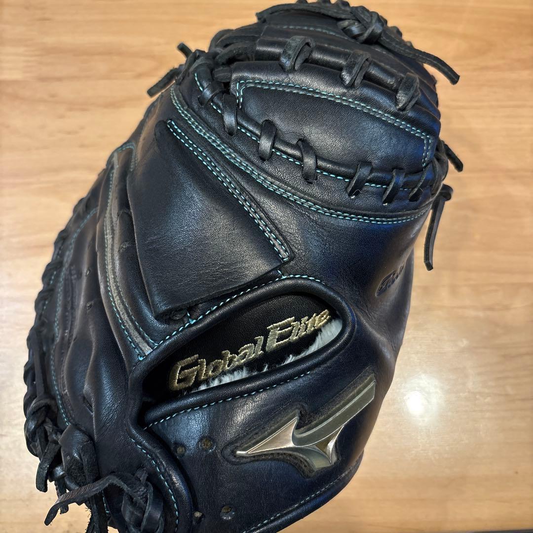 ※バナナボーイ※少年用　ミズノ　グローバルエリート キャッチャーミット 黒