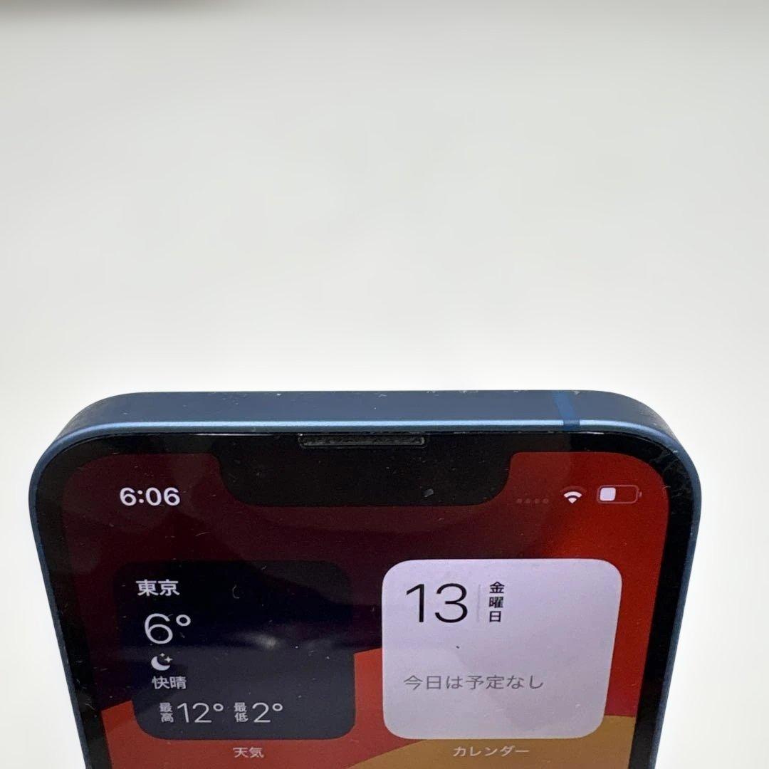 Apple iPhone 13mini 本体 ブルー　128GB 80%