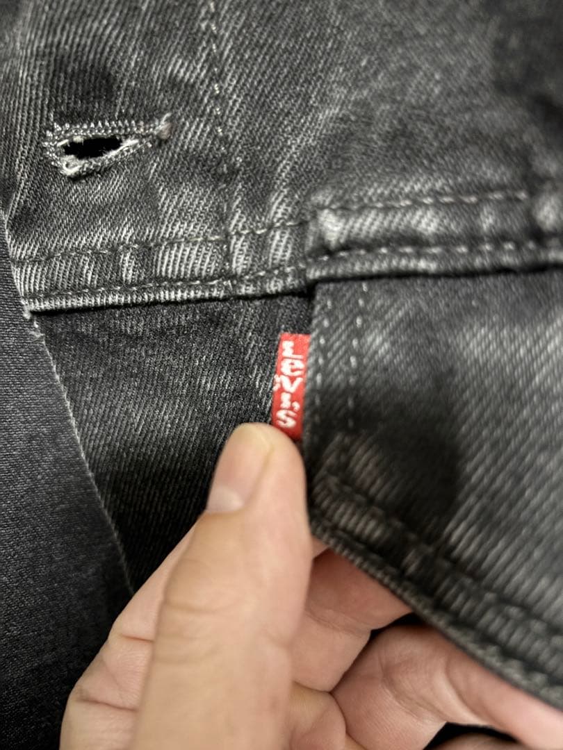 USA製 MEDIUM 70507 4159 Levi’s Black 後染め