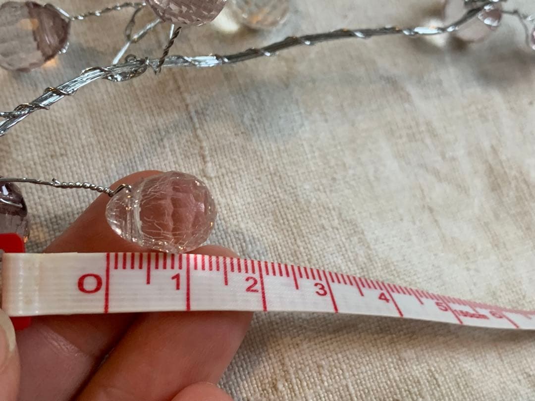 フランス ブロカント ガラスのガーランド アンティーク ヴィンテージ