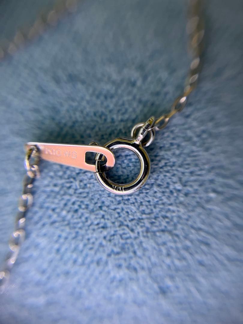 k10WG イニシャルネックレス Y