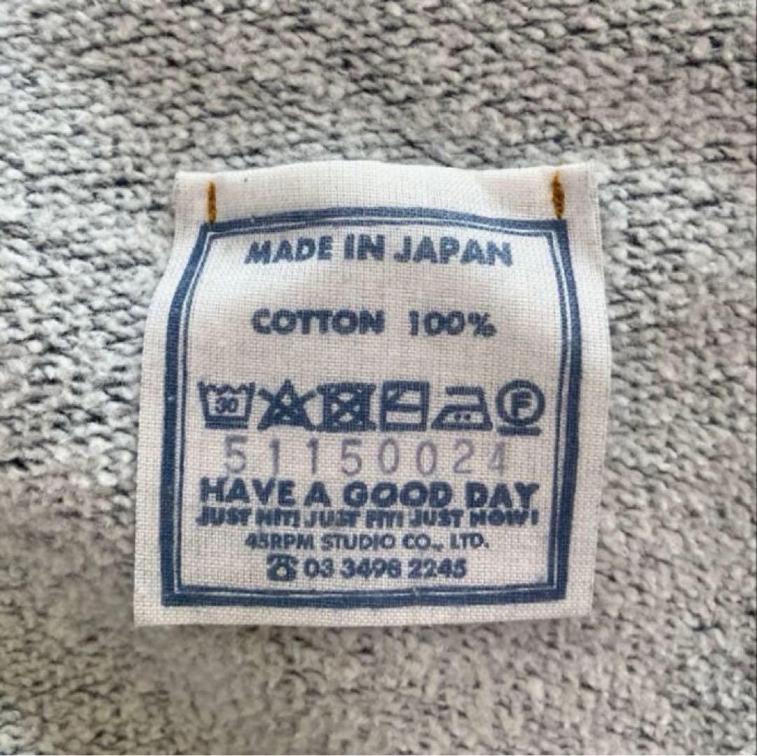 45R 裏毛のドレス ロングワンピース インディゴ スウェット生地