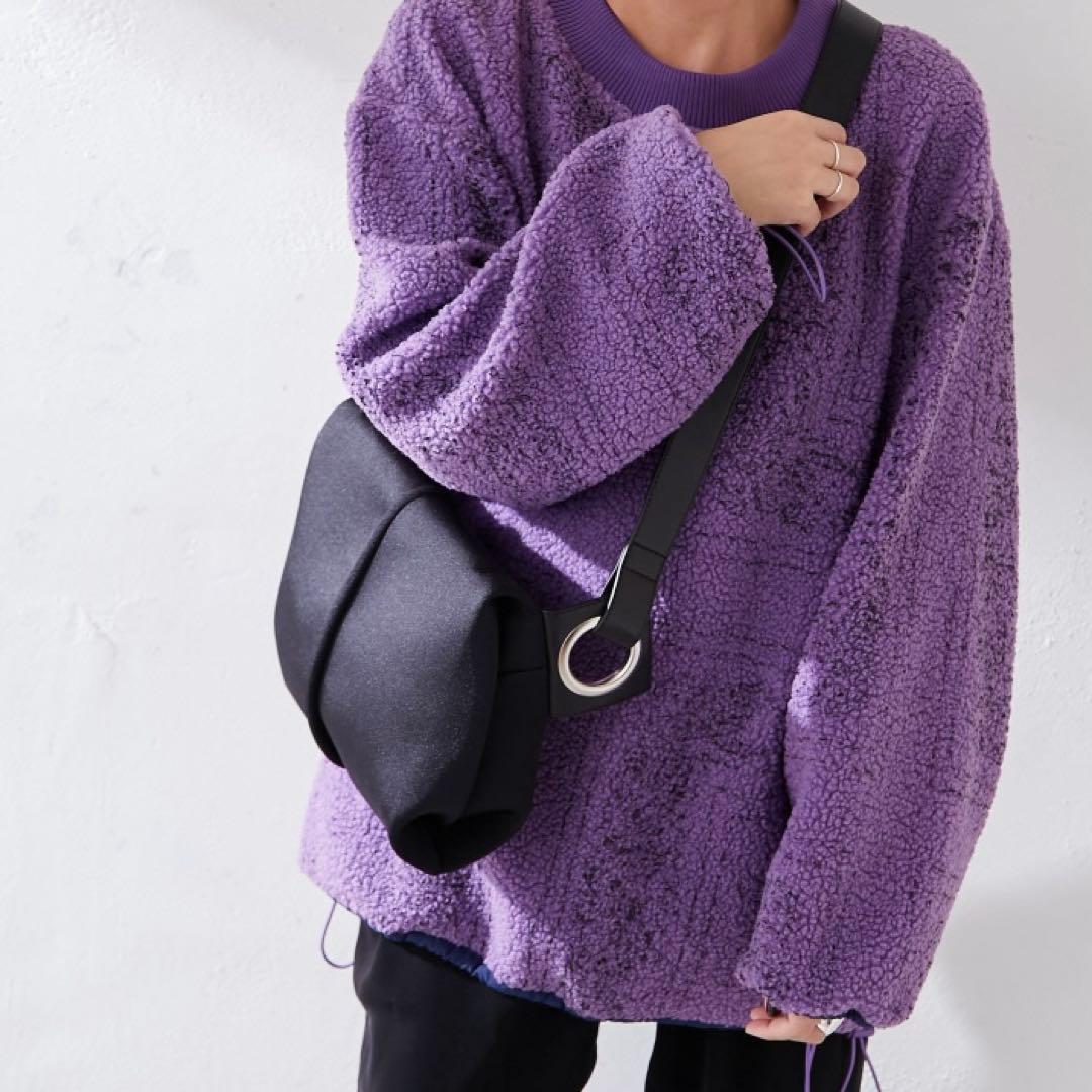 【美品】kawa-kawa NO1289 WETボディバッグ　Ｍサイズ　黒