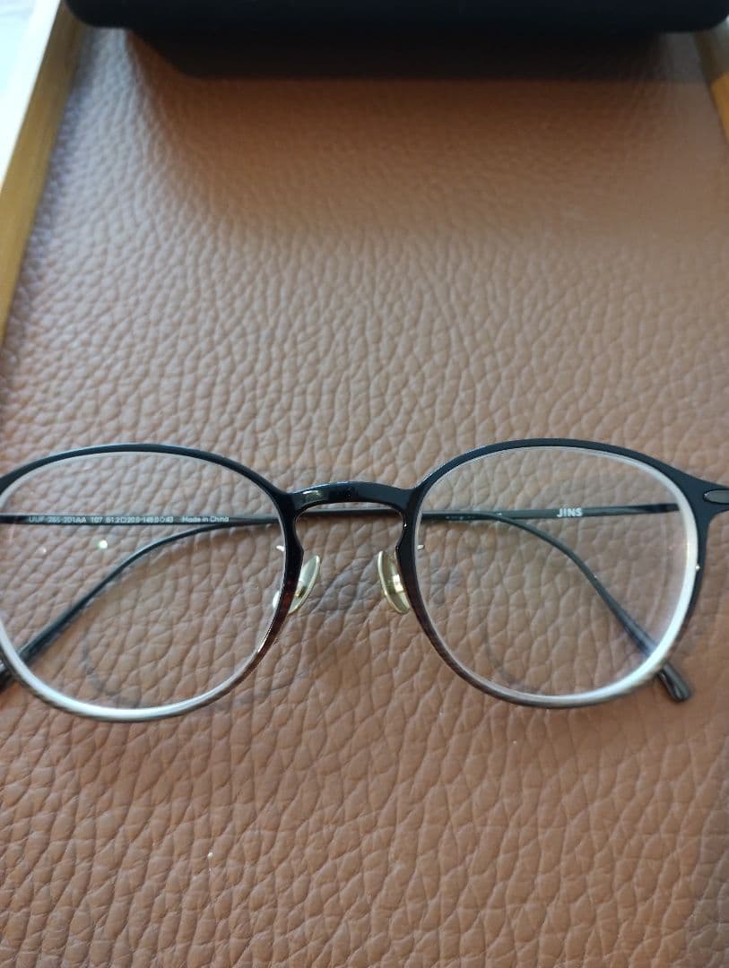 JINS ジンズ　中顔面短縮メガネUUF-25S-201 黄金比メガネ