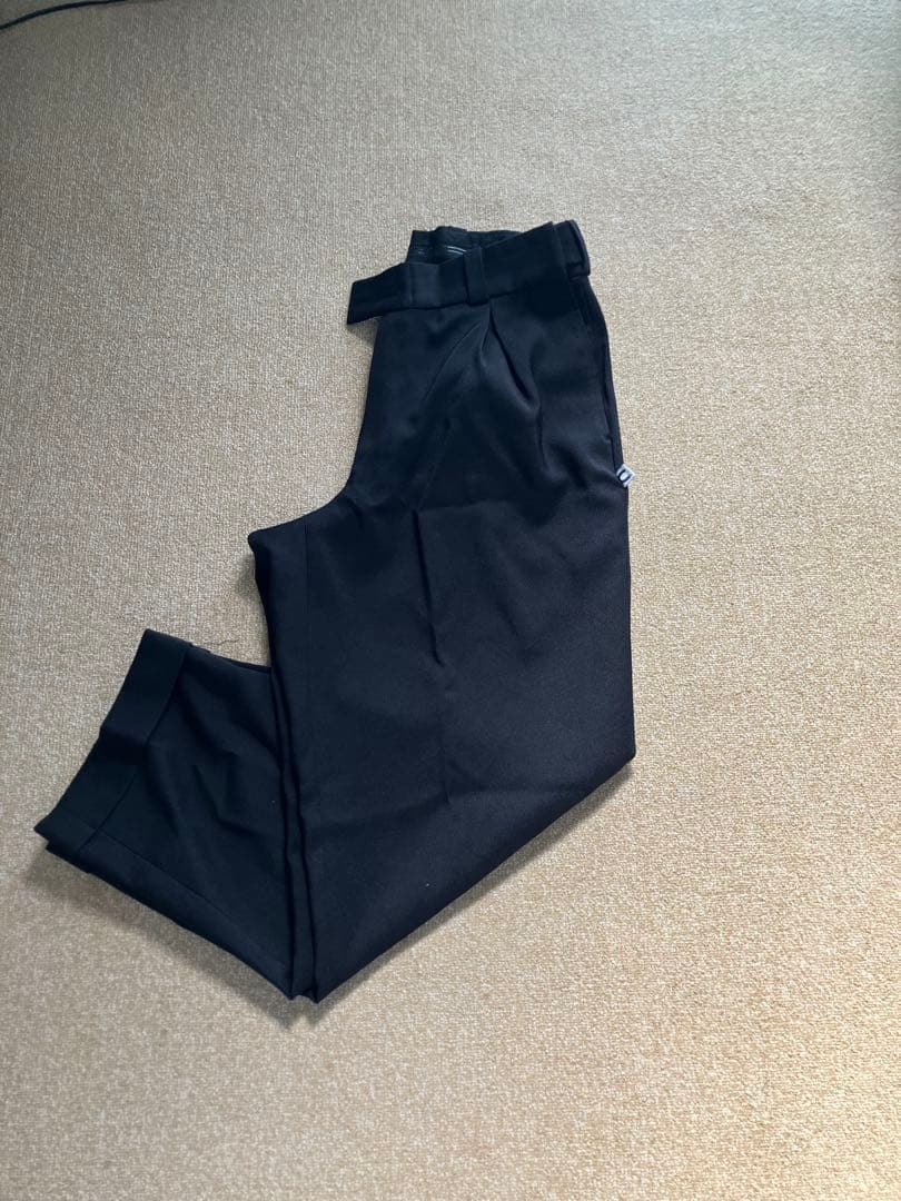 極美品　CAHLUMN Polyester 1Tuck Slacks Pant