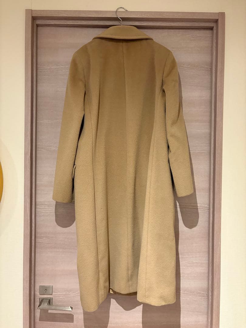 Max Mara キャメル ウールピーコート