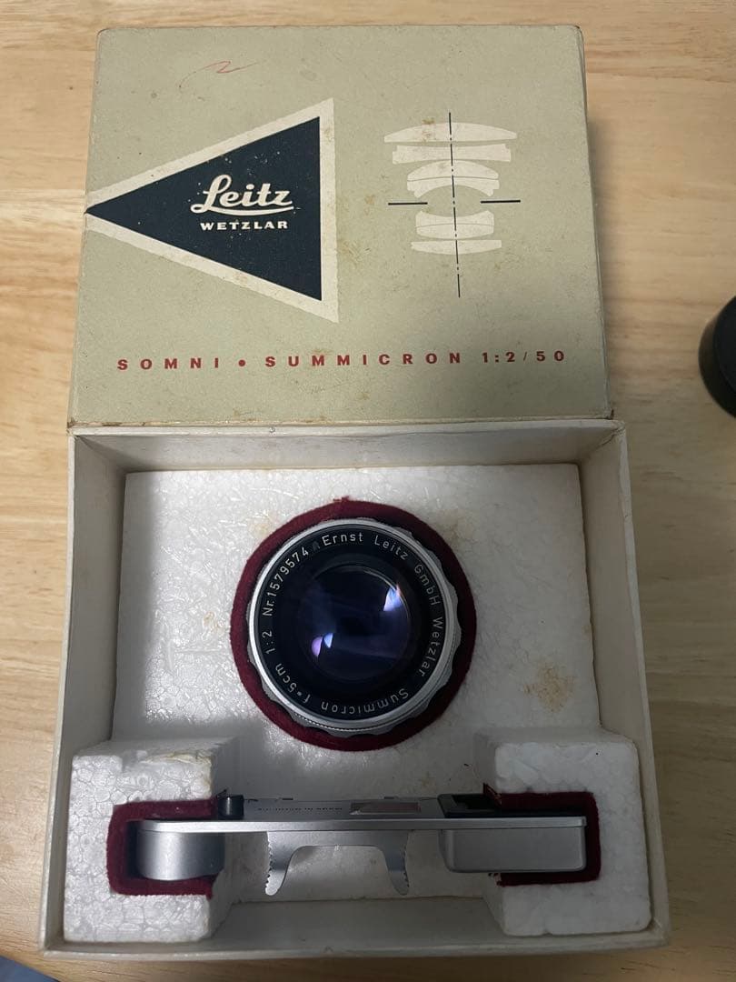 t*2様 DR Summicron 50mm F2 メガネ、箱、フード付き