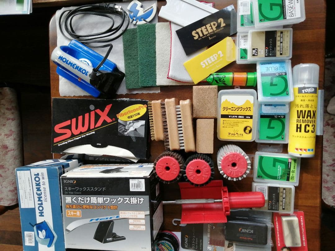 ホットワックス アイロン ロトブラシ スキーメンテナンスセット ガリウム