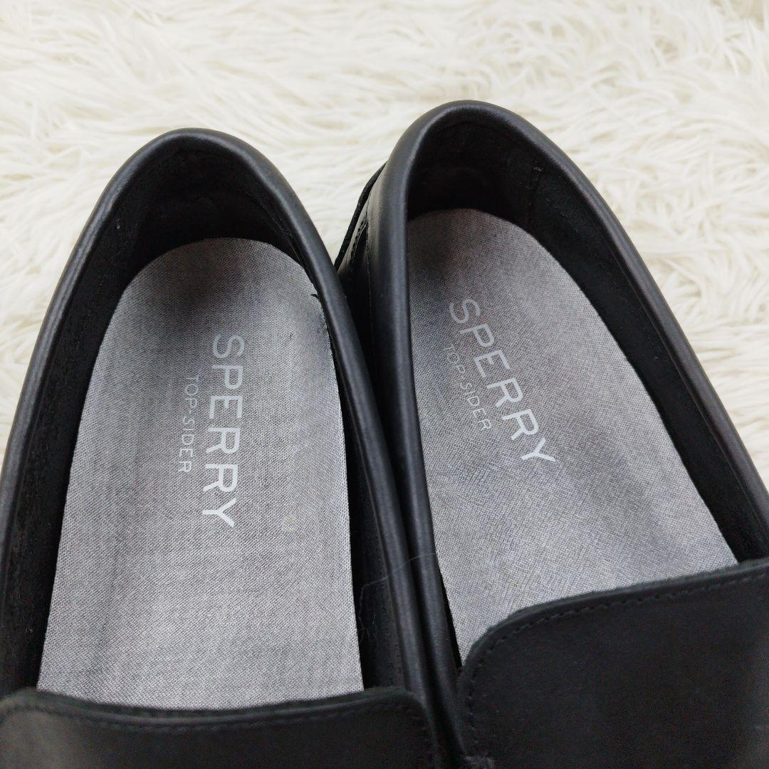 ✨未使用級極美品✨ スペリートップサイダー ドライビングシューズ レザー 黒