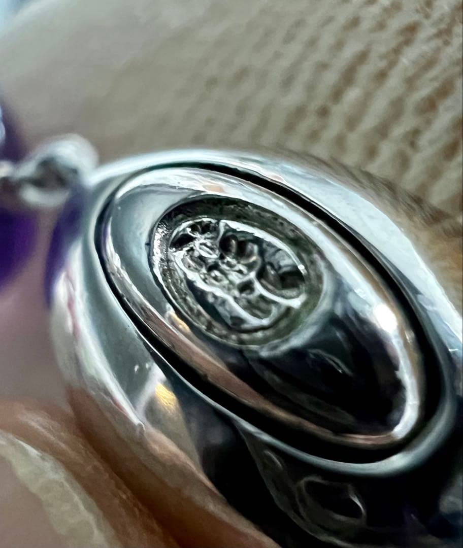 天然石　ネックレス5本セット　留め具（たまご刻・SV925）